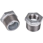770241226, Galvanised Malleable Iron Fitting, Straight Reducer Bush ...