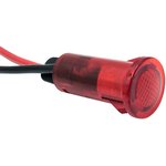 655-1103-103F, LED Panel Mount Indicators 0.5in SnapIn PCB FLAT RED