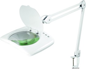 8069D2LED-A 3D Лампа-Лупа с диммером (цвет-белый,увеличение 175%,освещение- светодиоды, крепление-струбцина)