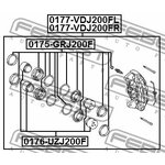 0175-GRJ200F, 0175GRJ200F_ремк-кт суппорта торм.перед.!\ Toyota Land Cruiser 200 07