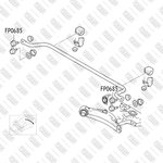 FP0685, Тяга стабилизатора задняя левая/правая
