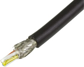 Фото 1/3 09456000105, Cat5 Ethernet Cable, SF/UTP, Black PVC Sheath, 100m