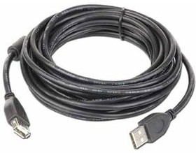 Фото 1/3 Кабель Gembird PRO CCP-USB2-AMAF-15C USB 2.0 кабель удлинительный 4.5м AM/AF позол. контакты, пакет
