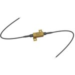 HS100F100RF, Cable Leaded Wirewound Resistor in Aluminium Housing 100W, 100Ohm, 1%