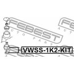Опора переднего амортизатора L=R (компл) AUDI A3 15- /VW Golf VII 14-  FEBEST ...
