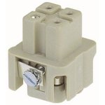 1715721, Heavy Duty Connector Insert, Socket, 3A, Screw Terminal, Positions - 4