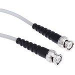 1829076, RF Cable Assembly, BNC Male Straight - BNC Male Straight, 1m, Grey