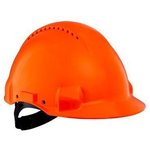 G30COR, Peltor Uvicator G3000 Orange Safety Helmet , Ventilated