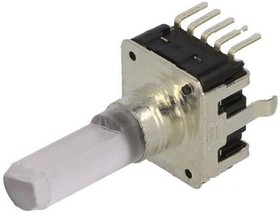 Фото 1/2 PEL12T-4226F-S1024, Encoders Red/Blue/Green LED Push Switch Flatted