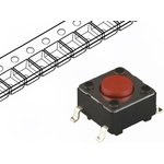 DTSM-61R-V-T/R, Tactile Switches Surface Mounting Type 6*6