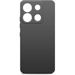 Чехол (клип-кейс) BORASCO для Infinix Smart 7 Plus, черный [72269]