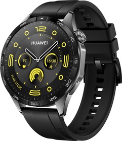 Фото 1/7 Смарт-часы Huawei Watch GT 4 Phoinix-B19F 46мм 1.43" AMOLED корп.черный рем.черный разм.брасл.:140-210мм (55020BGT)