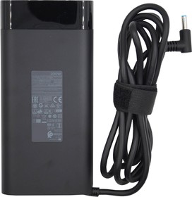 Блок питания (сетевой адаптер) для ноутбуков HP 19.5V 10.3A 200W 4.5x3.0мм черная oval shape, без сетевого кабеля Premium