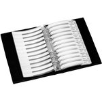 A set of ceramic capacitors SMD 0402 in a book of 4000 pcs ...