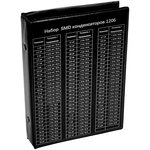 A set of ceramic capacitors SMD 1206 in a book of 2000 pcs ...