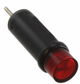507-4761-3331-500F, LED Panel Mount Indicator Uni-Color Red 10mcd 2-Pin