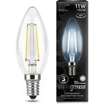 Лампа Filament Свеча 11W 830lm 4100К Е14 LED 1/10/50 103801211