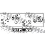 0175-ZRR70R, Ремкомплект заднего тормозного цилиндра (на обе стороны) | зад ...