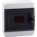 КЭАЗ Корпус пластиковый Навесной OptiBox P-BNK-2-08-IP41 Прозрачная черная дверь