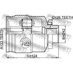 1211-TUC27RH, Шрус внутренний правый 33X42X26