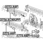 1775-A6F, Ремкомплект тормозного суппорта | перед прав/лев |