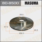 BD-8500, BD-8500_диск тормозной передний!\ Subaru Impreza 2.0T 94