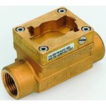 423984, Brass Pipe Fitting, Straight Flow Adapter