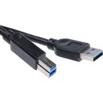 11.02.8870-50, USB 3.0 Cable, Male USB A to Male USB B Cable, 1.8m