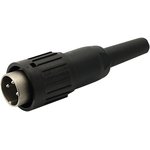 T3524501, C 091 B 8 Pole M16 Din Plug, 5A, 100 V ac, Male, Cable Mount