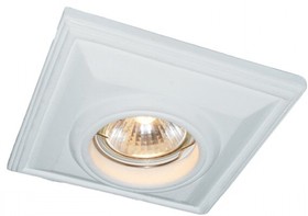 Фото 1/7 Arte Lamp Cratere Белый Светильник точечный встаиваемый 50W GU10(G5,3)