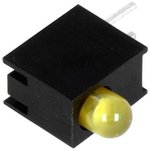 H30E-1AD, LED; in housing; amber; 3mm; No.of diodes: 1; 20mA; 80°; 1.6?2.6V