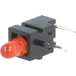 1806.2032, LED; in housing; red; 3mm; No.of diodes: 1; 20mA; Lens: red,diffused