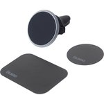 OLM-039274, Держатель телефона на дефлектор магнитный черный OLMIO