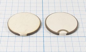 Фото 1/2 Ультразвуковой диск диаметром 25мм и толщиной 2мм; пэу 25x 2,0\диск\1МГц\\\\ AW11Y25200A\Audiowell