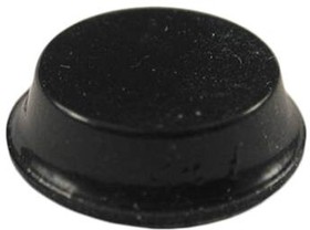 1421T2, Enclosures, Boxes, & Cases 0.5x.14" Rubber Feet Pack24, Round, Black