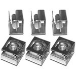 1421NP25, Racks & Rack Cabinet Accessories 10-32 Clip Nuts ZincPlated, Pack 25