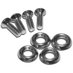 1421E25W, 25 Metal Cup Washers Packaged In Clamshell
