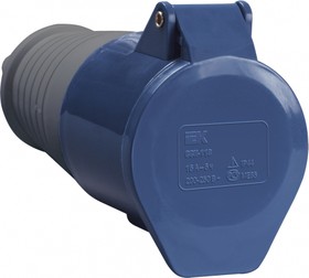 Photo 1/8 PSR21-016-3, Portable Socket CSI-213 2P+PE 16A 200-250V IP44 IEK