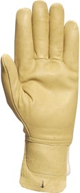 CBHV2 T09, CBHV2 Beige Leather General Purpose Work Gloves, Size 9, Large