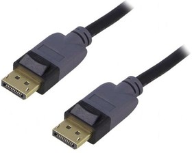 Фото 1/2 50465, Кабель, DisplayPort1.3, вилка DisplayPort, с обеих сторон, 1м