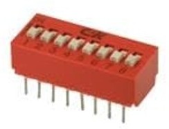 BD02AV, DIP Switches / SIP Switches R/A STD PRO 2 POS