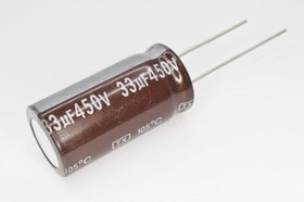 TXR330M2WKDB, Конденсатор электролитический 33мкФ 450В 105°C