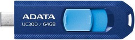 Фото 1/10 Флеш Диск A-Data 64GB Type-C UC300 ACHO-UC300-64G-RNB/BU USB3.2 синий/голубой