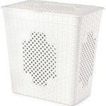 ЗПИ «Альтернатива» Корзина дбелья "Плетенка люкс" 85л белый М3405