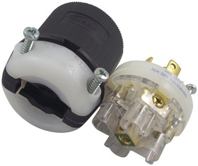 New In Box - Hubbell 530R9W Pin & Sleeve 30A 4P 5W 120/208V - Foto 2