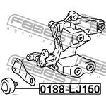 Ролик обводной TOYOTA LAND CRUISER 100, PRADO 120, 150 0188-LJ150