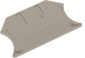 Фото 1/5 1050000000, Weidmuller W Series End Cover for Use with DIN Rail Terminal Blocks, ATEX