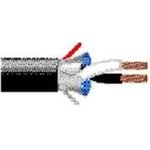 1032A 0101000, Multi-Conductor Cables 18AWG 1PR SHIELD 1000ft SPOOL BLACK