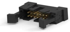 1-111504-5, IDC Connector, с защелкой, IDC Plug, Male, 2.54 мм, 2 ряда, 14 контакт(-ов), Монтаж на Кабель