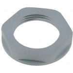 Counter nut, PG16, 30 mm, silver gray, 53019040